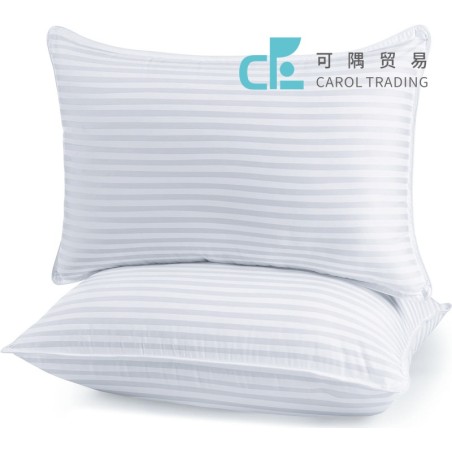 Soft and Fluffy 3D Down Alternative Microfiber Filled Bed Pillow Synthetic Fiber Pillow