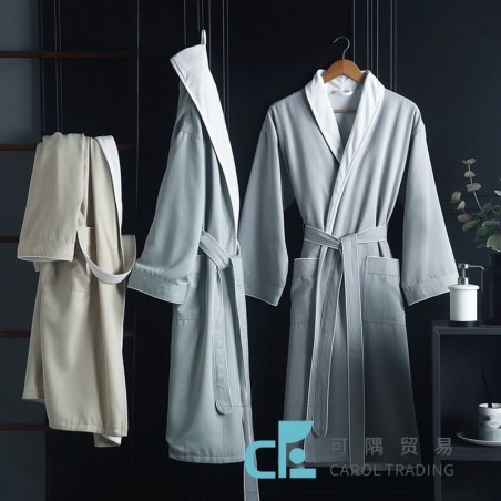 Soft Microfiber Bathrobe for hotels Luxury Elegent Spa Robes